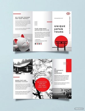 Japan Travel Brochure Template