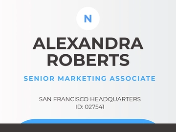 Free Employee Name Tag Template to Edit Online