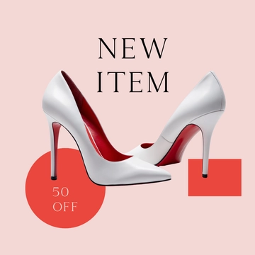 Free Heels Mercari Photo Template to Edit Online