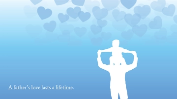 Free Father's Day Love Background Template to Edit Online