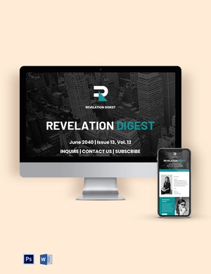 Newsletter for Startup Entrepreneurs Template