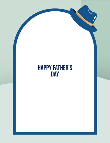 Father's Day Brunch Background Template to Download