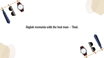 Aesthetic Father's Day Photo Background Template to Download