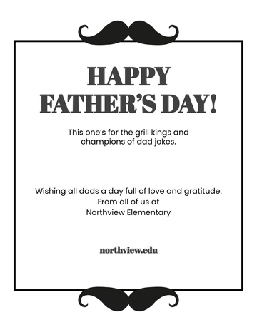 Free Father's Day Greeting Flyer Template to Edit Online