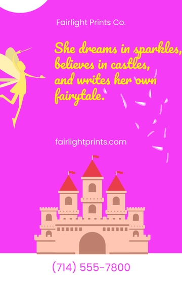 Free Girl Disney Background Poster Template to Edit Online