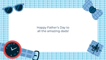 Free Happy Father's Day Background Template to Edit Online