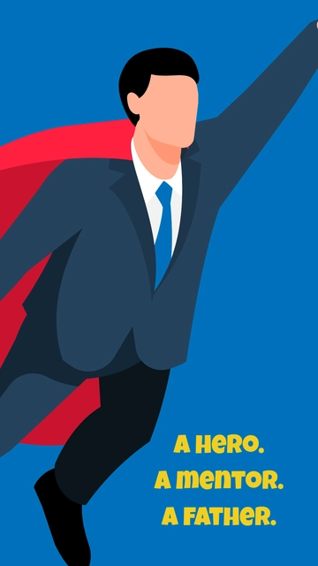 Free Father's Day Wallpaper Background Template to Edit Online