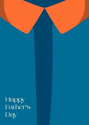 Free Father's Day Invitation Background Template to Edit Online