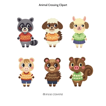 Free Animal Crossing Clipart to Edit Online