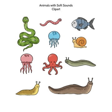 Free Animals without Legs Clipart to Edit Online