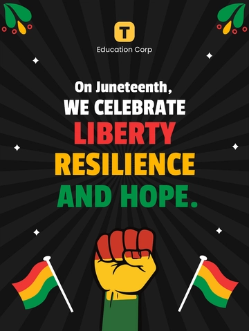 Free Juneteenth Template to Edit Online
