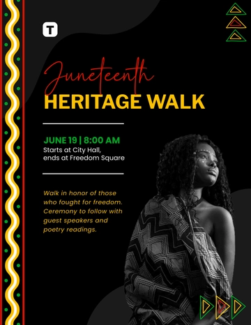 Free Juneteenth Flyer Template to Edit Online