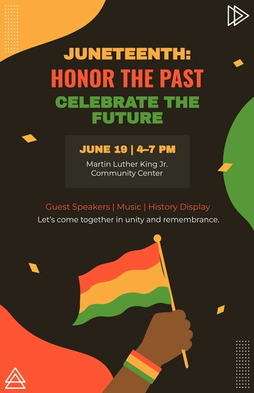 Free Juneteenth Event Template to Edit Online