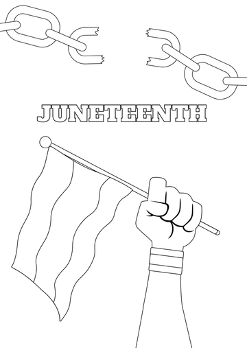 Free Juneteenth Drawing Template to Edit Online