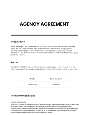 Startup Contract Template