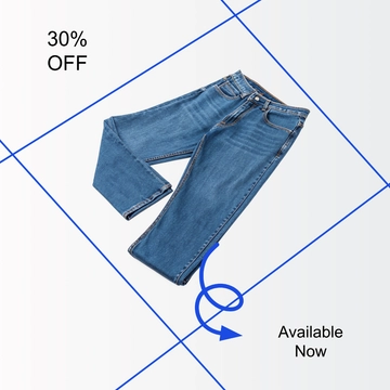 Free Jean Pants Mercari Photo Template to Edit Online