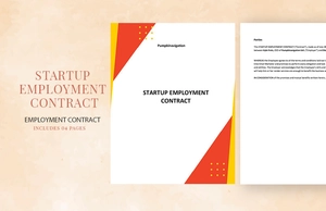 Startup Employment Contract Template