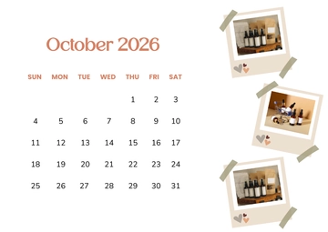 Photo Marketing Calendar Template to Download