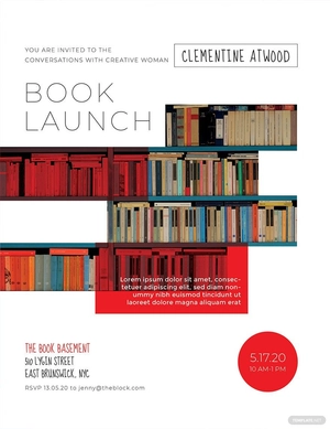 Book Promotion Flyer Template