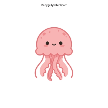 Free Baby Jellyfish Clipart to Edit Online