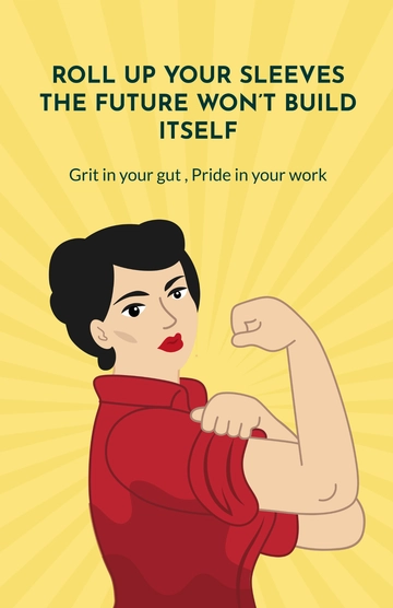 Free Retro Propaganda Poster Design Template to Edit Online