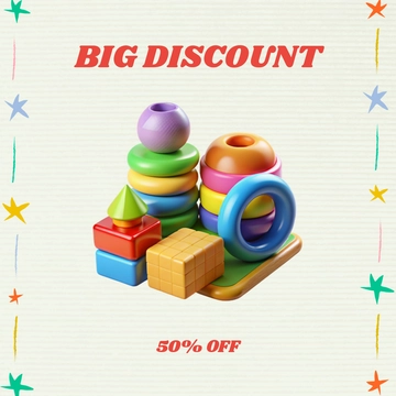 Free Creative Children’s Toys Mercado Libre Photo Template to Edit Online