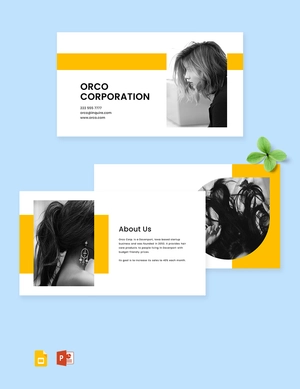 Startup Funding Pitch Deck Template