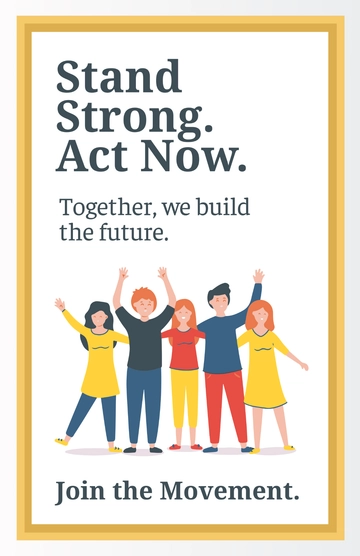 Free Premium Propaganda Poster Template to Edit Online