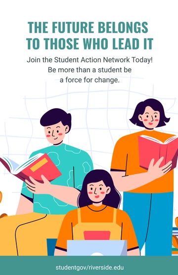 Free Student Propaganda Poster Template to Edit Online