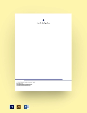 Startup Company Letterhead Template