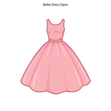 Free Barbie Dress Clipart to Edit Online