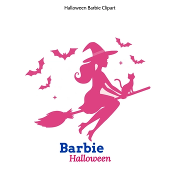 Free Halloween Barbie Clipart to Edit Online