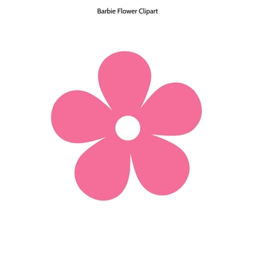 Free Barbie Flower Clipart to Edit Online