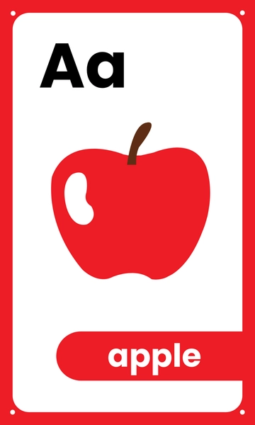 Free Preschool Alphabet Flashcards Template to Edit Online