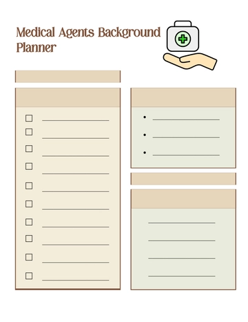 Free Medical Agents Background Planner Template to Edit Online