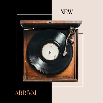 Free Record Player Etsy Photo Template to Edit Online