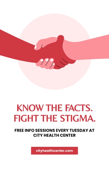 Free HIV AIDS Awareness Poster Template to Edit Online