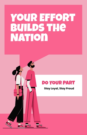 Free Propaganda Poster Template to Edit Online