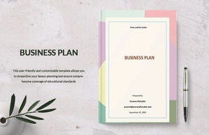 Financial Plan for Startup Business Example Template
