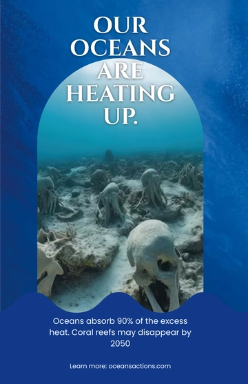 Free Ocean Climate Change Poster Design Template to Edit Online