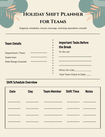Free Editable Itinerary Holiday Planner Template to Edit Online