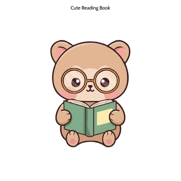 Free Cute Reading Clipart to Edit Online