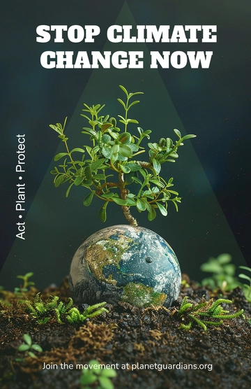 Free End Climate Change Poster Template to Edit Online
