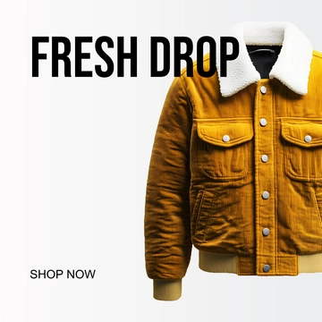 Free Corduroy Jacket Etsy Photo Template to Edit Online