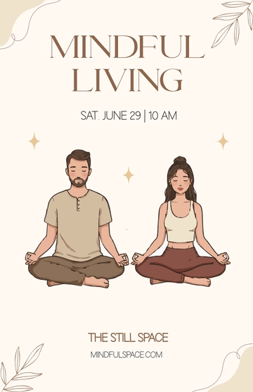 Free Beige Art Aesthetic Poster Template to Edit Online