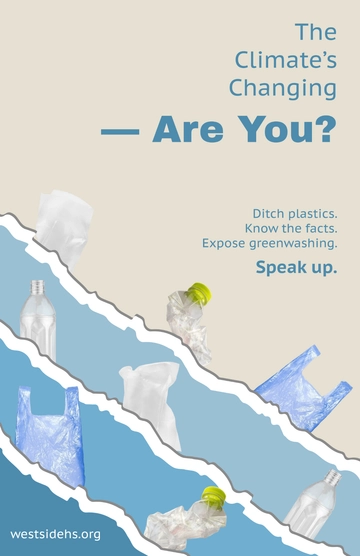 Free High School Climate Change Poster to Edit Online