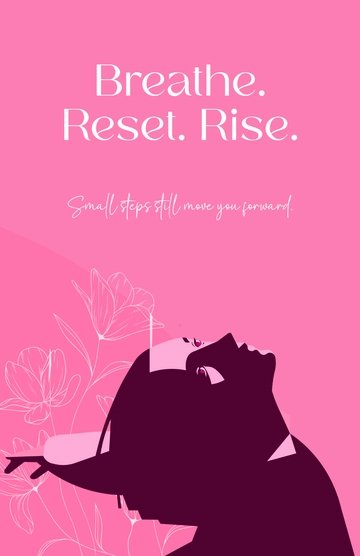 Free Pink Aesthetic Project Poster Template to Edit Online