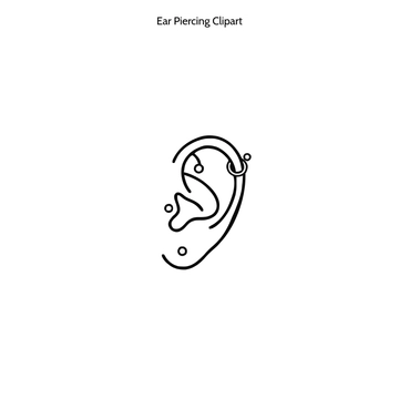 Free Ear Piercing Clipart to Edit Online