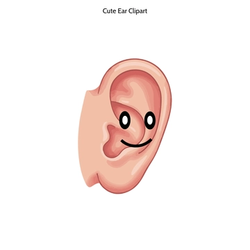 Free Cute Ear Clipart to Edit Online