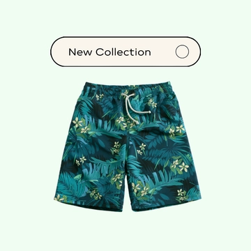 Free Beach Shorts Design Shopee Photo Template to Edit Online